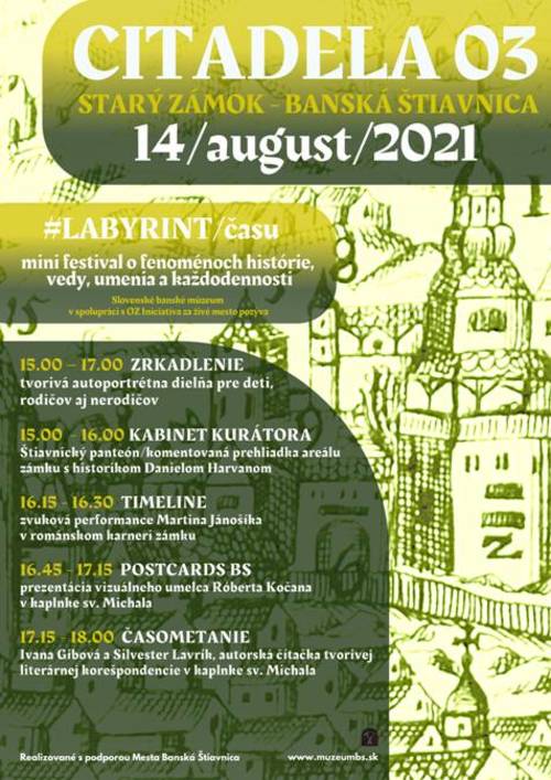 Plagát CITADELA 03  — #LABYRINT/času