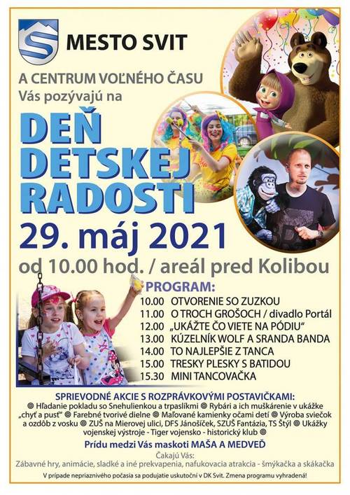 Plagát Deň detskej radosti