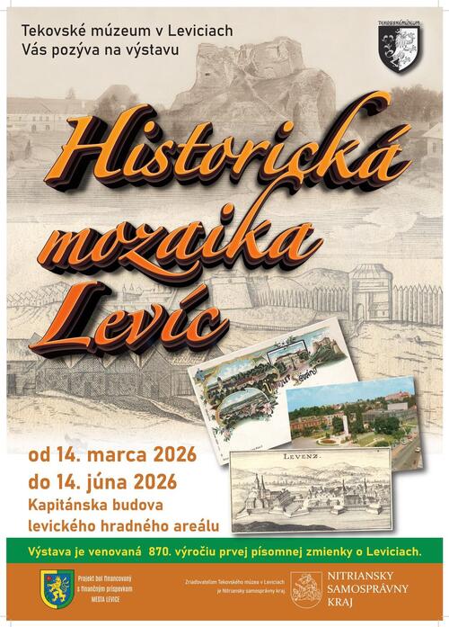Plagát Historická mozaika Levíc