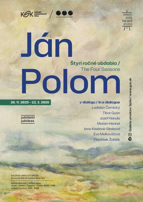Plagát Ján Polom: Štyri ročné obdobia.