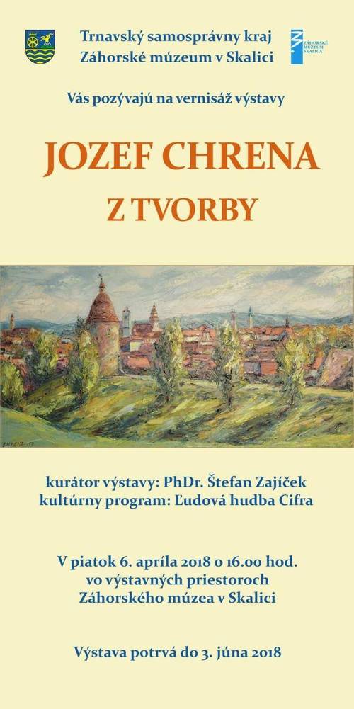 Plagát Jozef Chrena: Z tvorby