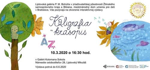 Plagát Kaligrafia = krasopis