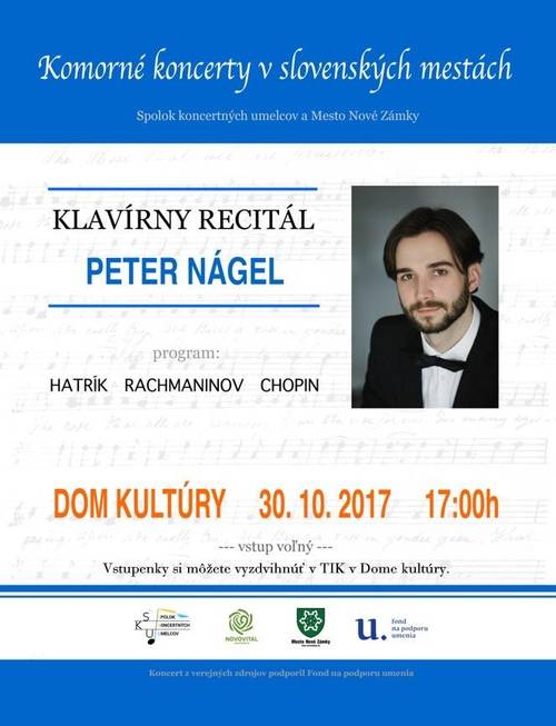 Plagát Klavírny recitál - Peter Nágel