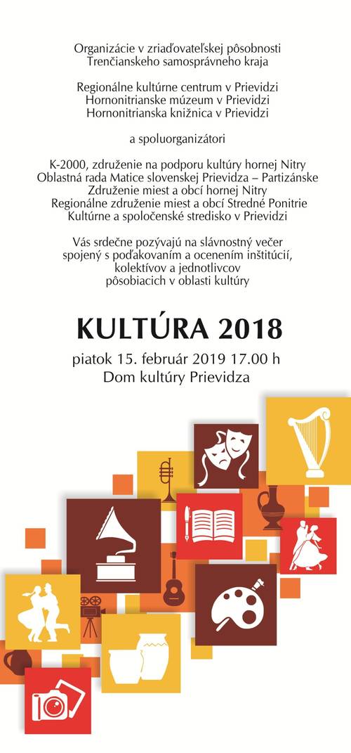 Plagát Kultúra 2018