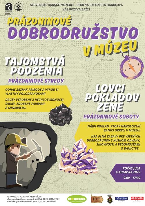 Plagát Leto v Uhoľnej expozícii Handlová