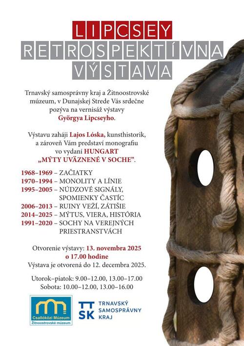 Plagát LIPCSEY - Retrospektívna výstava