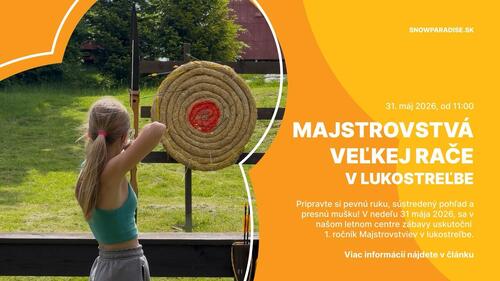 Plagát Majstrovstvá Veľkej Rače v lukostreľbe