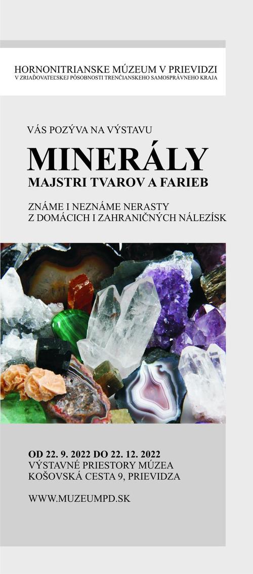 Plagát Minerály - majstri tvarov a farieb