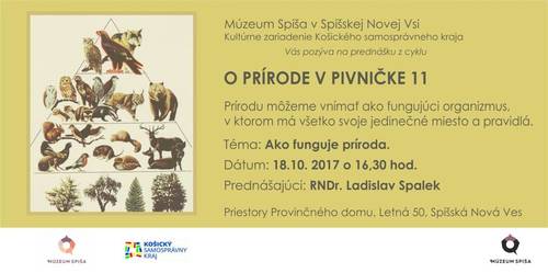 Plagát O prírode v pivničke - Ako funguje príroda