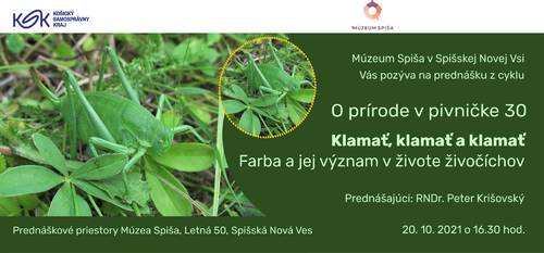 Plagát O prírode v pivničke: Klamať, klamať, klamať
