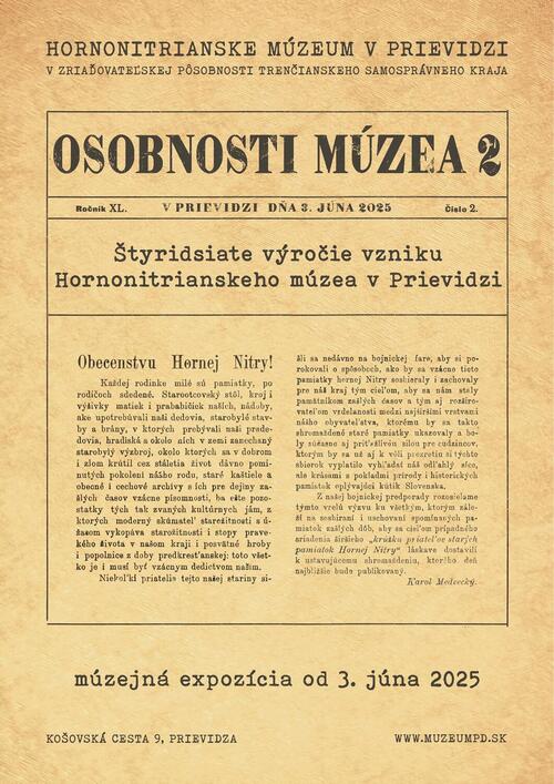 Plagát Osobnosti múzea 2