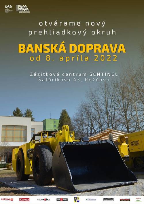 Plagát Otvorenie nového prehliadkového okruhu – Banská doprava