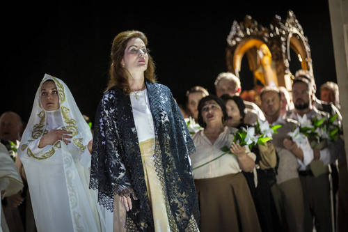 Plagát P. Mascagni; R. Leoncavallo: Sedliacka česť / Komedianti