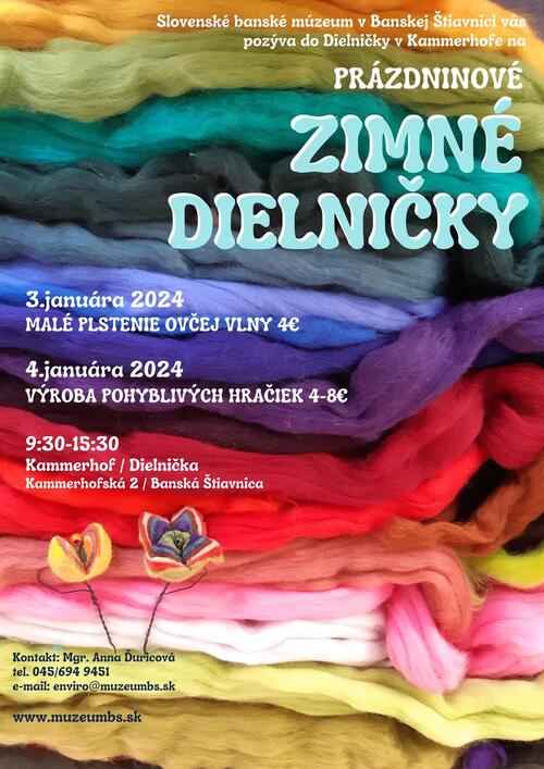 Plagát Prázdninové Zimné Dielničky v Kammerhofe