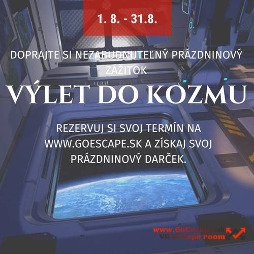 Plagát Prázdninový výlet do kozmu.