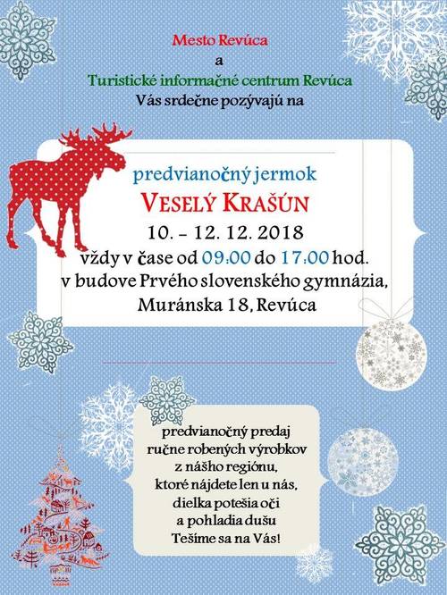 Plagát Predvianočný jermok Veselý Krašún