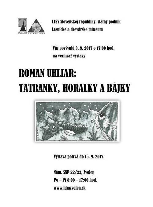 Plagát Roman Uhliar: Tatranky, horalky, bájky