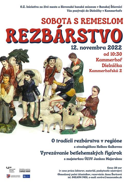 Plagát Sobota s remeslom - Rezbárstvo