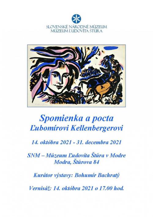 Plagát Spomienka a pocta Ľubomírovi Kellenbergerovi