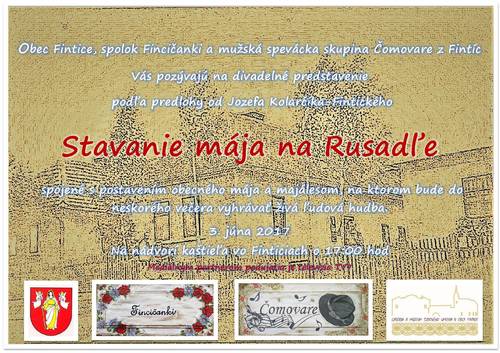 Plagát Stavanie mája na Rusadľe