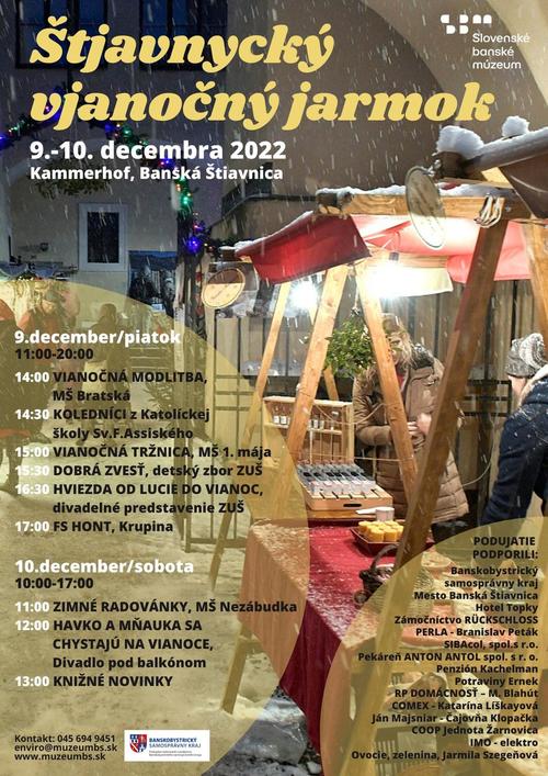 Plagát Štjavnycký vjanočný jarmok