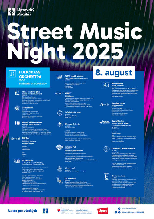 Plagát Street Music Night