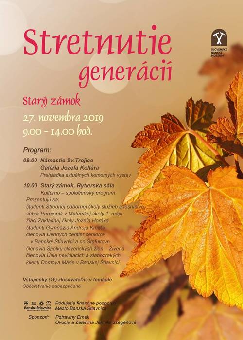 Plagát Stretnutie generácií 2019