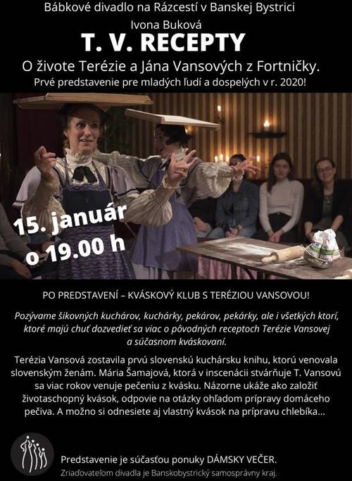Plagát T. V. Recepty a Kváskovanie