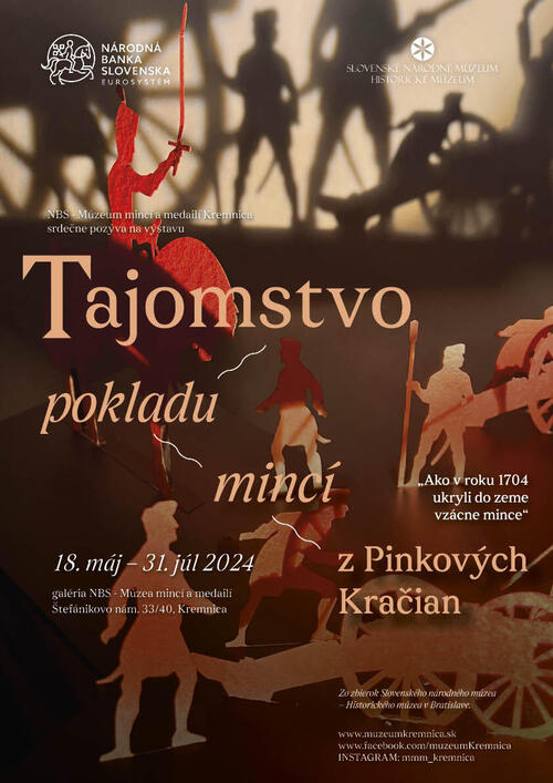 Plagát Tajomstvo pokladu mincí z Pinkových Kračian
