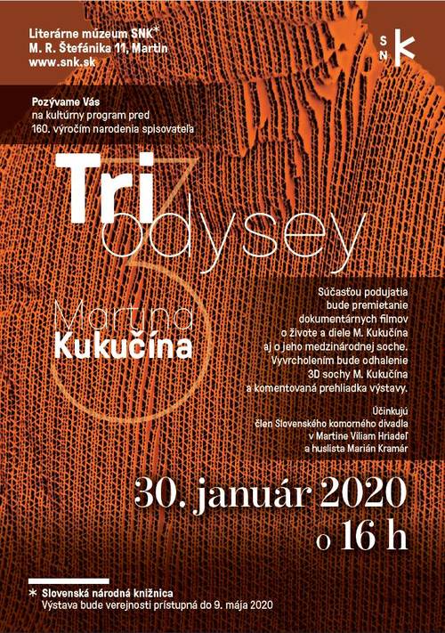 Plagát Tri odysey Martina Kukučína