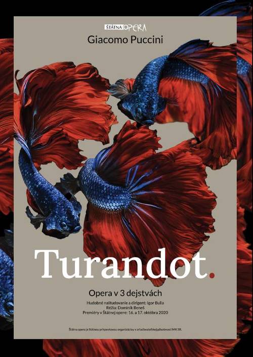 Plagát TURANDOT - I. premiéra