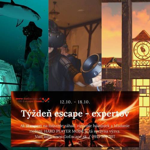 Plagát Týždeň escape expertov