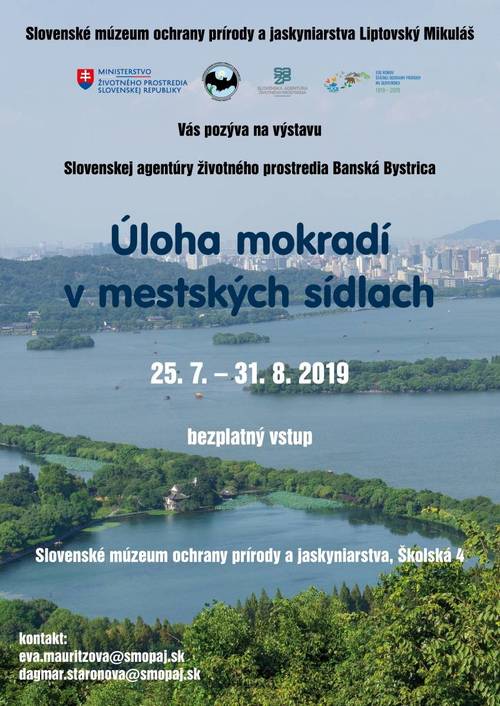 Plagát Úloha mokradí v mestských sídlach
