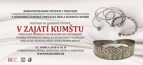 Plagát V zajatí kumštu: Umelecké remeslo od praveku po súčasnosť