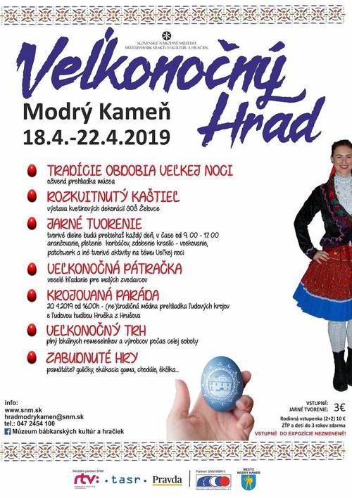 Plagát Veľkonočný hrad Modrý Kameň