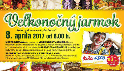 Plagát Veľkonočný jarmok v Stupave
