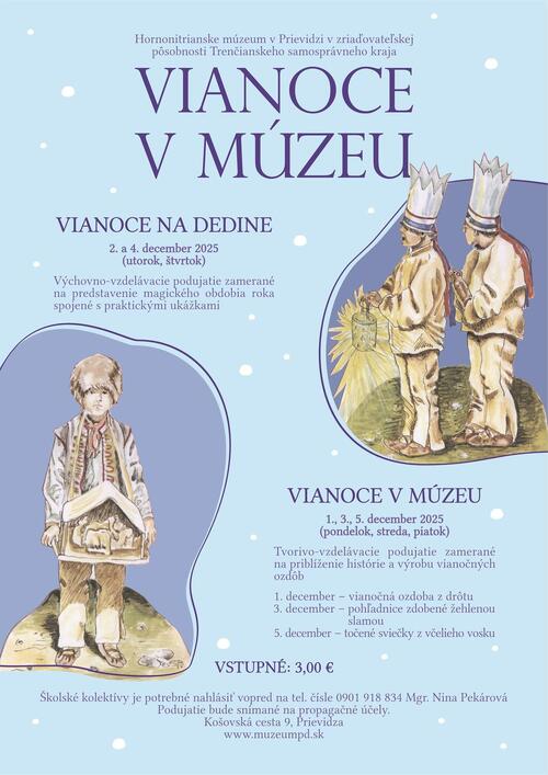 Plagát Vianoce v múzeu