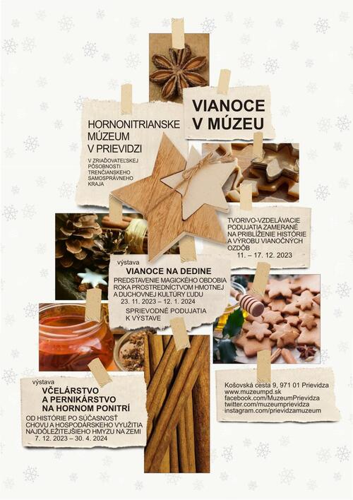 Plagát Vianoce v múzeu
