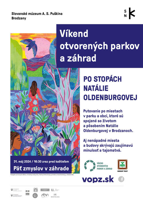 Plagát Víkend otvorených parkov a záhrad