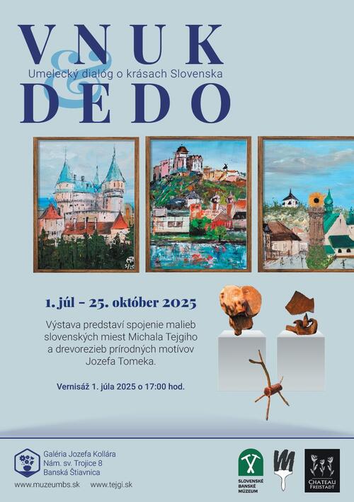 Plagát Vnuk a dedo: Umelecký dialóg o krásach Slovenska