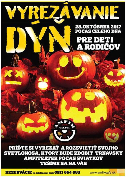 Plagát Vyrezávanie dýň