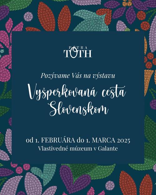 Plagát Vyšperkovaná cesta Slovenskom