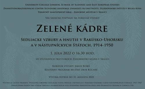 Plagát Zelené kádre. Sedliacke vzbury a hnutia v Rakúsko-Uhorsku a jeho nástupníckych štátoch