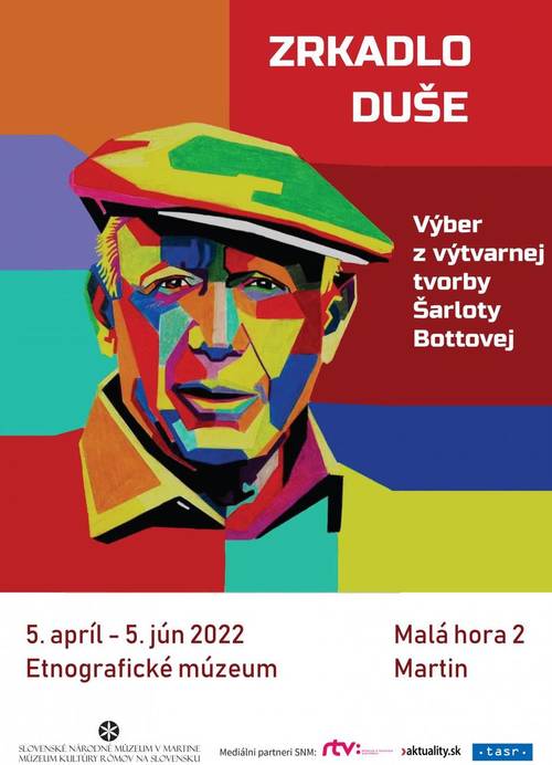Plagát Zrkadlo duše (Výber z výtvarnej tvorby Šarloty Bottovej)